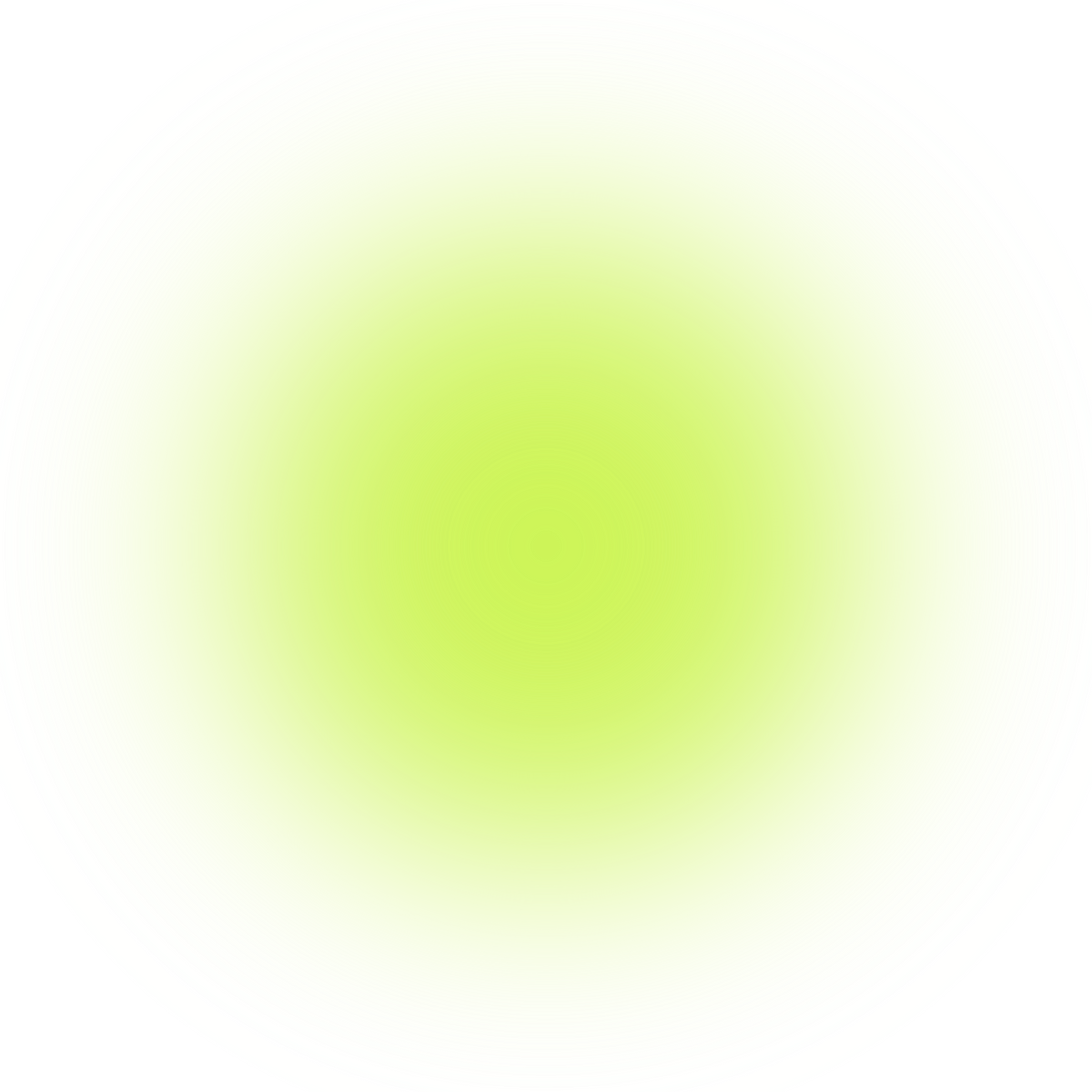 Neon Green Blush Blur Circle